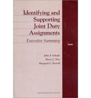 Identifying and Supporting Joint Duty Assignments