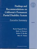 Findings and Recommendations on California's Permanent Partial Disability System