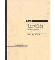 Department of Defense Political Appointments