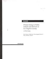 Private Giving to Public Schools and Districts in Los Angeles County