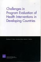 Challenges in Program Evaluation of Health Interventions in Developing Countries