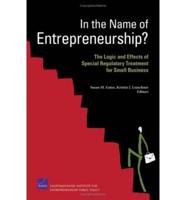 In the Name of Entrepreneurship?