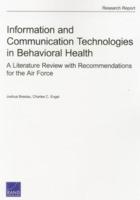 Information and Communication Technologies in Behavioral Health