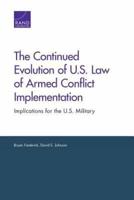 The Continued Evolution of U.S. Law of Armed Conflict Implementation