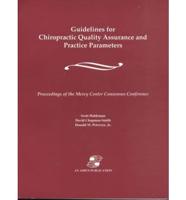 Guidelines for Chiropractic Quality Assurance and Practice Parameters