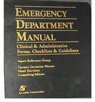Emergency Department Manual