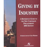 Giving by Industry, 2003