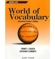 World of Vocabulary Orange Level Ate 1996C