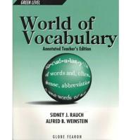 World of Vocabulary Green Level Ate 1996C
