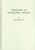 Thesaurus of Orchestral Devices