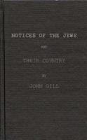 Notices of the Jews and Their Country