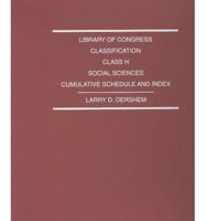 Library of Congress Classification. H. Social Sciences