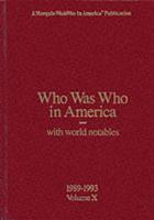 Who Was Who in America