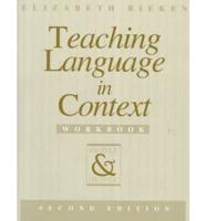 Teaching Language in Context