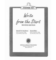 Write from the Start Answer Key