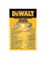 Dewalt Operaciones Matematicas Para Obras Quick Check