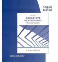Coglab Manual With Printed Access Card for Cognitive Psychology: Connecting