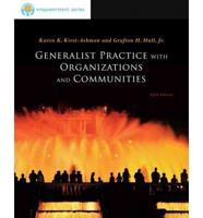 Generalist Practice With Organizations and Communities