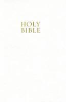 NKJV, Gift and Award Bible, Imitation Leather, White, Red Letter Edition