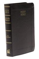 KJV, Vest Pocket New Testament and Psalms, Leathersoft, Black, Red Letter