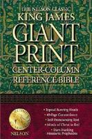 Nelson's Classic Giant Print Center-Column Reference Bible/Style 893b/King JA Version/Navy Leatherflex