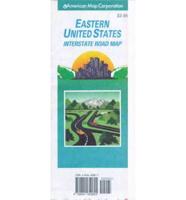 Eastern US Interstate Road Map