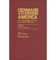 Germans to America, May 24, 1851 - June 5, 1852