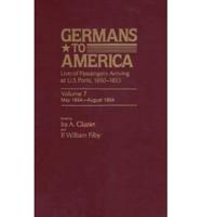 Germans to America, May 5, 1854-August 4, 1854