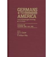Germans to America, Nov. 16, 1882-Apr. 19, 1883