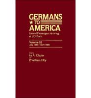 Germans to America, July 1885-Apr. 1886