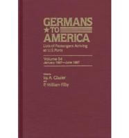 Germans to America, Jan. 3, 1887-June 30, 1887