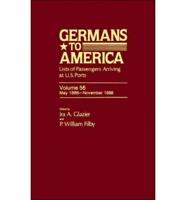 Germans to America, May 1, 1888-Nov. 30, 1888