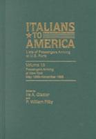 Italians to America, May 1899 - Nov. 1899