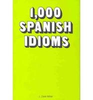 1000 Spanish Idioms