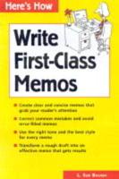 Write First-Class Memos