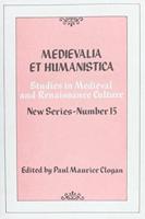 Medievalia Et Humanistica, No.15