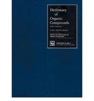 Dictionary of Organic Compounds, Sixth Edition, Nine Volume Box Set