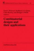 Combinatorial Designs and Their Applications