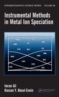 Instrumental Methods of Metal Ion Speciation