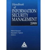 Handbook of Information Security Management 1999