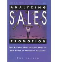 Analyzing Sales Promotion