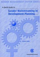 A Quick Guide to Gender Mainstreaming in Development Planning