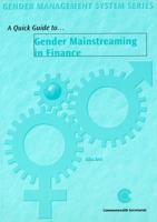 A Quick Guide to Gender Mainstreaming in Finance