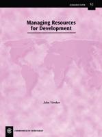 Managing Resources for Development