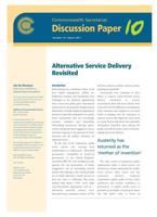 Alternative Service Delivery Revisited