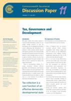 Tax, Governance and Development