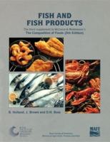 McCance and Widdowson's The Composition of Foods. 3rd Supplement Fish and Fish Products