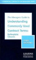 The Manager's Guide to Understanding Commonly Used Contract Terms