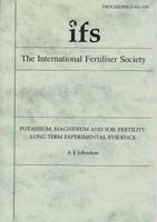 Potassium, Magnesium and Soil Fertility