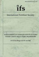 Management of Nitrogen Inputs on Farm Within the EU Regulatory Framework